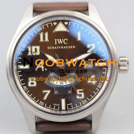 Replica IWC Pilot Antoine De Saint Expert IW326104 GMT 44MM Stainless Steel Black Dial Swiss IWC 30710