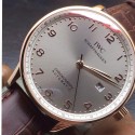 Replica IWC Portuguese Rose Gold Gray Dial Swiss IWC 89000