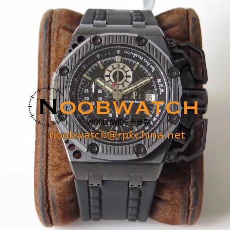 Replica Audemars Piguet Royal Oak Offshore Survivor 26165IO.OO.A002CA.01 N V5 Titanium Black Dial Swiss 7750