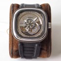 Replica SevenFriday S2/01 SV Stainless Steel Silver Dial Miyota 82S5