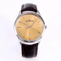 Replica Jaeger-LeCoultre Master Ultra Thin Date 1288420 ZF Stainless Steel Champagne Dial Swiss JLC 899/1