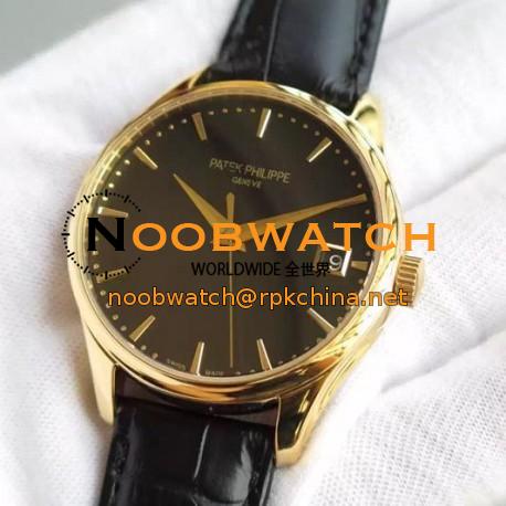 Replica Patek Philippe Calatrava 5227 Yellow Gold Black Dial Swiss 324SC