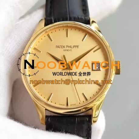 Replica Patek Philippe Calatrava 5227 Yellow Gold Gold Dial Swiss 324SC