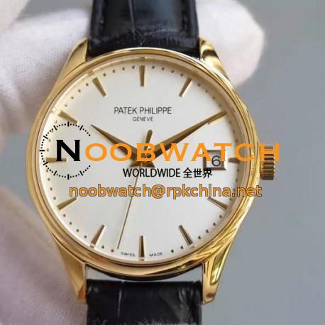 Replica Patek Philippe Calatrava 5227 Yellow Gold White Dial Swiss 324SC