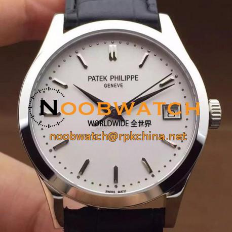 Replica Patek Philippe Calatrava 5296 Stainless Steel White Dial Swiss 324SC