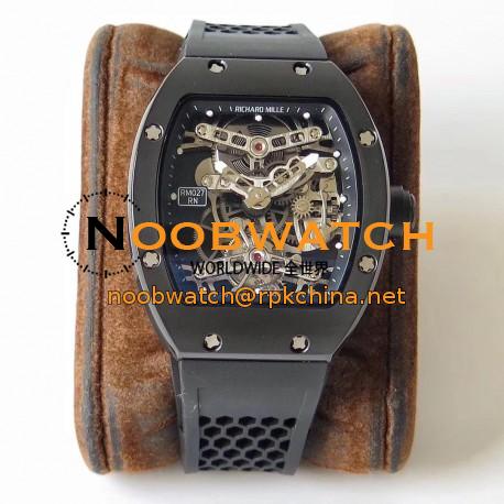 Replica Richard Mille RM27 Tourbillon Rafael Nadal Limited Edition EUR Ceramic Skeleton Dial Swiss Tourbillon