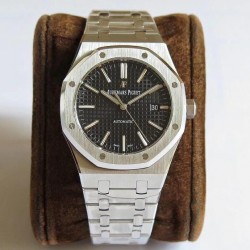 Replica Audemars Piguet Royal Oak 15400 JF V5 Stainless Steel Black Dial Swiss 3120