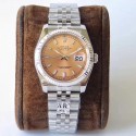 Replica Rolex Datejust 36MM 116234 AR V2 Stainless Steel 904L Rose Gold Dial Swiss 3135