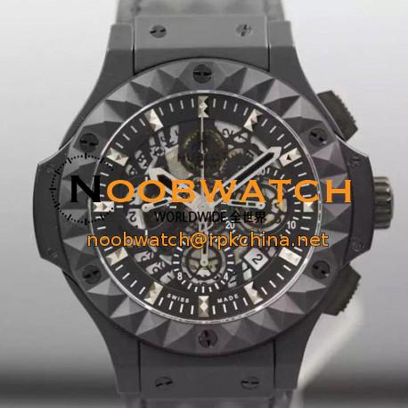 Replica Hublot Big Bang Depeche Mode Black Ceramic Skeleton Dial Swiss HUB4100