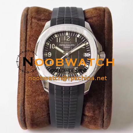 Replica Patek Philippe Aquanaut Jumbo 5167A-001 ZF Stainless Steel Brown Dial Swiss 324SC