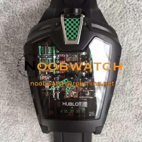 Replica Hublot LaFerrari MP-05 Black PVD Green & Skeleton Dial Swiss 2824