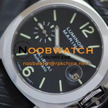 Replica Panerai Luminor Marina PAM 48 Stainless Steel Black Dial Swiss 7750