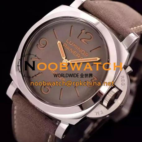 Replica Panerai Luminor Firenze PAM 605 Stainless Steel Brown Dial Swiss P3000