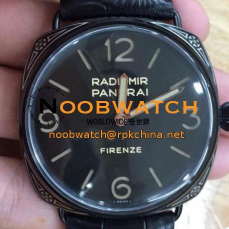 Replica Panerai Radiomir Firenze PAM 604 Ceramic Black Dial Swiss P3000