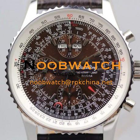 Replica Breitling Datora Montbrillant Perpetual Calendar Chronograph Brown Dial SWISS 7751