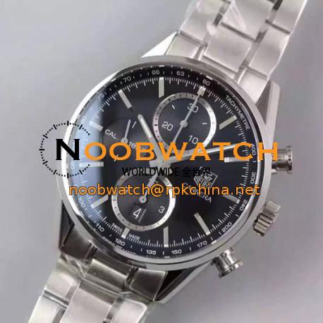 Replica Tag Heuer Carrera Calibre 1887 Stainless Steel Black Dial Swiss 1887