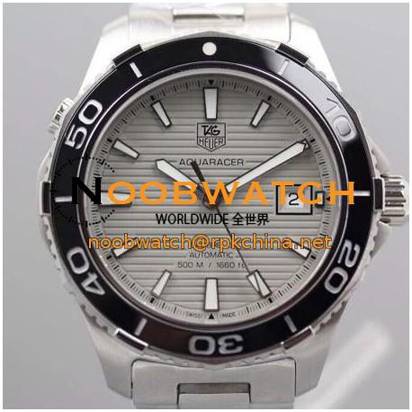 Replica Tag Heuer Aquaracer 500M Calibre 5 Stainless Steel Gray Dial Swiss Calibre 5