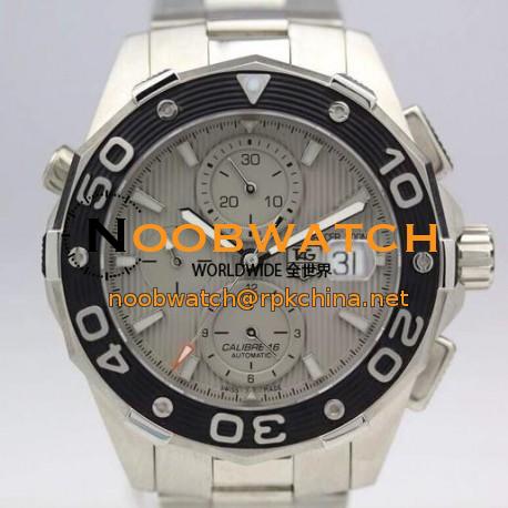 Replica Tag Heuer Aquaracer Chronograph 500M Calibre 16 Stainless Steel Gray Dial Swiss Calibre 16