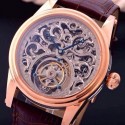 Replica Blancpain Tourbillon Rose Gold Skeleton Dial Swiss Tourbillon