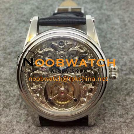 Replica Blancpain Tourbillon Stainless Steel Skeleton Dial Swiss Tourbillon