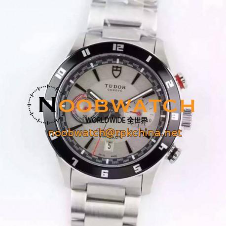 Replica Tudor Grantour Fly-Back Stainless Steel Gray Dial Swiss 7750