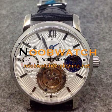 Replica Vacheron Constantin Patrimony Tourbillon Stainless Steel White Dial Swiss Tourbillon