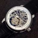 Replica Vacheron Constantin Patrimony Tourbillon Stainless Steel Skeleton & White Dial Swiss Tourbillon