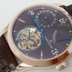 Replica Jaeger-LeCoultre Master Grande Tradition Tourbillon Rose Gold Black Dial Swiss Tourbillon