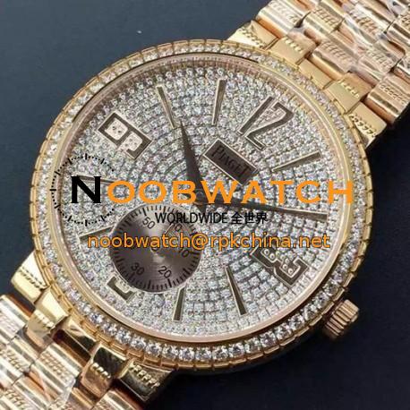 Replica Piaget Dancer Rose Gold & Diamonds Rose Gold Bracelet Diamonds Dial Swiss 2824