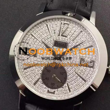 Replica Piaget Dancer Stainless Steel Diamonds Dial Swiss 2824