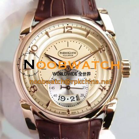 Replica Parmigiani Fleurier Kalpa Tonda Rose Gold Gold Dial Swiss 331