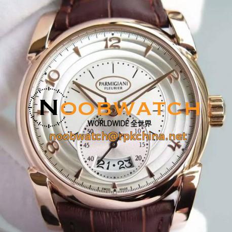 Replica Parmigiani Fleurier Kalpa Tonda Rose Gold White Dial Swiss 331