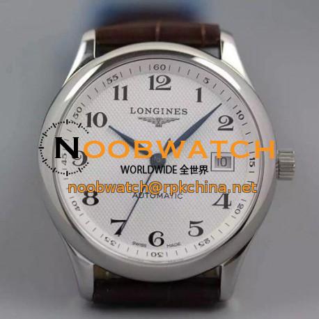 Replica Longines Master Collection Stainless Steel White Dial Swiss 2824-2