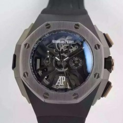 Replica Audemars Piguet Royal Oak Concept Laptimer Michael Schumacher PVD Skeleton Dial Swiss Quartz 2713