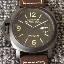 Replica Panerai Luminor Black Seal Left-Handed 8 Days PAM 649 PVD Black Dial Swiss P5000