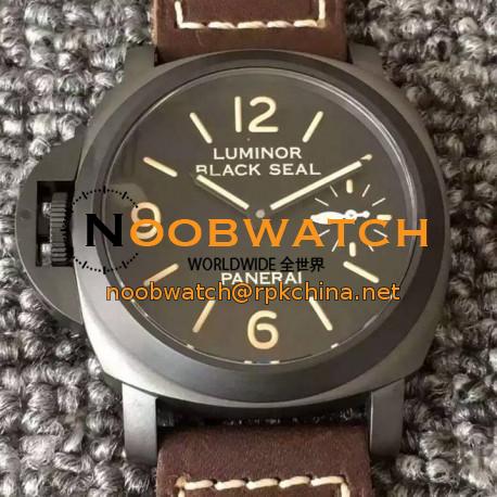 Replica Panerai Luminor Black Seal Left-Handed 8 Days PAM 649 PVD Black Dial Swiss P5000