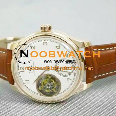 Replica IWC Portuguese Tourbillon IW546302 18K Rose Gold Plated White Dial Swiss IWC Tourbillon