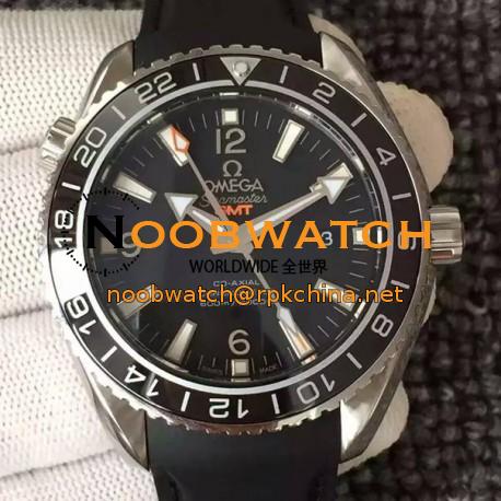 Replica Omega Seamaster Planet Ocean GMT Good Planet Foundation Stainless Steel Black Dial Swiss 8906