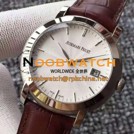 Replica Audemars Piguet Jules Audemars 15170 Stainless Steel White Relief Dial Swiss 3120