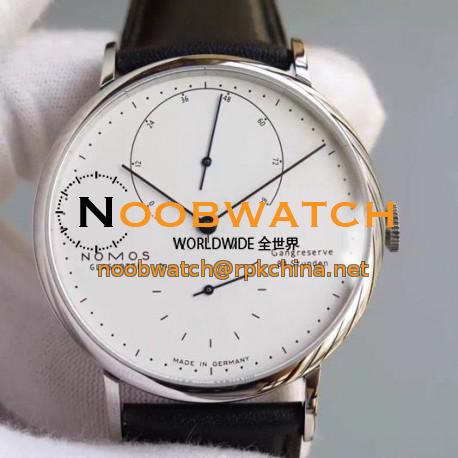 Replica Nomos Lambda Stainless Steel White Dial German DUW 1001