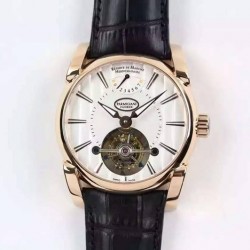 Replica Parmigiani Fleurier Tonda Tourbillon Rose Gold White Dial Swiss Tourbillon