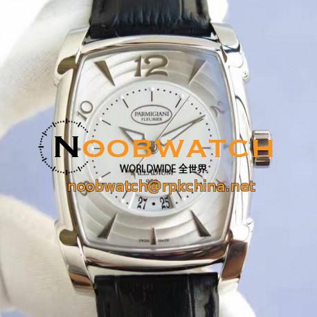 Replica Parmigiani Fleurier Kalpa Grande Palladium PF011128.01 V6 Stainless Steel White Dial Swiss PF331