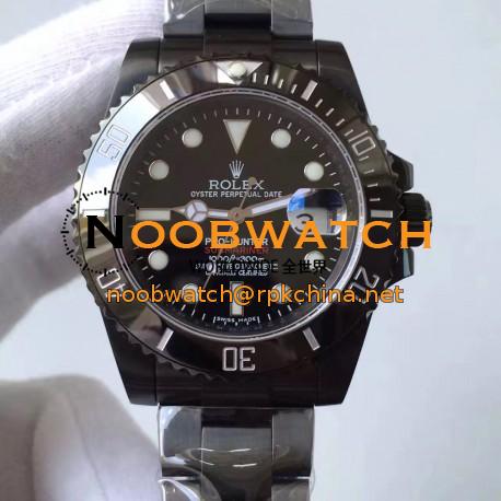 Replica Rolex Submariner Date 116610LN Pro-Hunter JF PVD Black Dial Swiss 2836-2