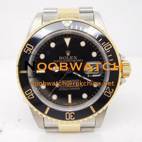 Replica Rolex Submariner Date 16613 LF Stainless Steel & Yellow Gold Swiss 2836-2