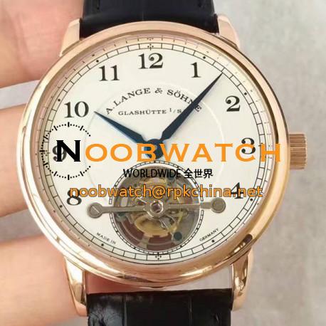 Replica A. Lange & Sohne 1815 Tourbillon 730.032 Rose Gold White Dial Swiss L102.1