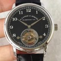 Replica A. Lange & Sohne 1815 Tourbillon 730.025 Stainless Steel Black Dial Swiss L102.1