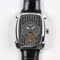 Replica Parmigiani Fleurier Kalpa XL Tourbillon Stainless Steel Black Dial Swiss Tourbillon PF500