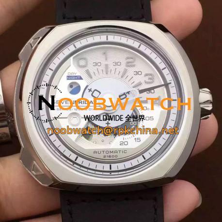 Replica Sevenfriday V1/01 Stainless Steel White Dial Miyota 82S7