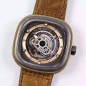 Replica SevenFriday P2B/03-W Woody Gold Dial Miyota 82S7