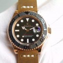 Replica Rolex Yacht-Master 40 116655 BP Rose Gold Black Dial Swiss 2836-2